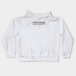 Character class: Fighter (White) Kids Hoodie